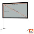 celexon Mobil Expert 244 x 137cm - 16:9 - Schwarz - Weiß