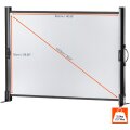 celexon 1090377 - Manuell - 102 cm - 76 cm - 4:3 - Schwarz - Weiß
