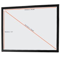 celexon 1090393 - Manuell - 24,4 cm - 18,3 cm - 4:3 - Schwarz - Weiß