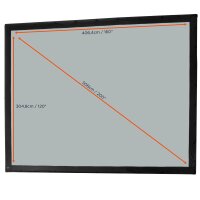 celexon Tuch für Faltrahmen Mobil Expert - 406 x 305...