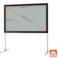 celexon Mobil Expert - Manuell - 190 cm - 3,05 m - 16:10 - Grau - Weiß