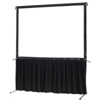 celexon Mobile Expert - Vorhang für Leinwand - Schwarz