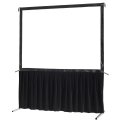 celexon Mobile Expert - Vorhang für Leinwand - Schwarz