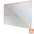 celexon Expert PureWhite - Manuell - 4,13 m (162.5 Zoll) - 3,5 m - 2,19 m - 16:10 - Mattweiß