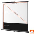 celexon 1091787 - Manuell - 147 cm - 196 cm - 4:3 - Schwarz - Weiß