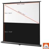 celexon 1091788 - Manuell - 116 cm - 72 cm - 16:10 - Schwarz - Weiß