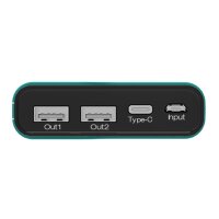 RealPower PB-15000C - 15000 mAh - Schwarz - Grün