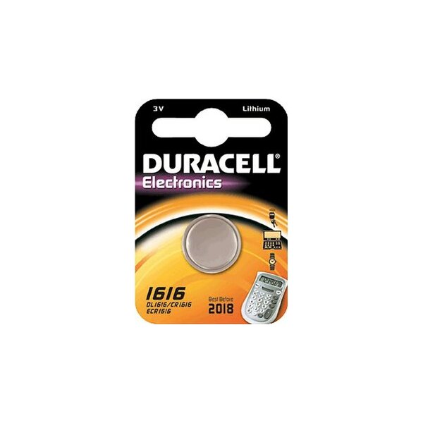 Duracell Batterie Lithium Knopfzelle CR1616 - Batterie - CR1616