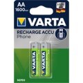 Varta -T399B - Wiederaufladbarer Akku - AA - Nickel-Metallhydrid (NiMH) - 1,2 V - 2 Stück(e) - 1600 mAh