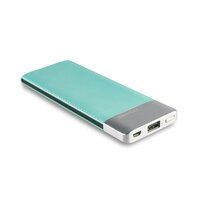 Ultron RealPower PB-5500 Fashion - Blau - Universal - Rechteck - Lithium Polymer (LiPo) - 5500 mAh - USB
