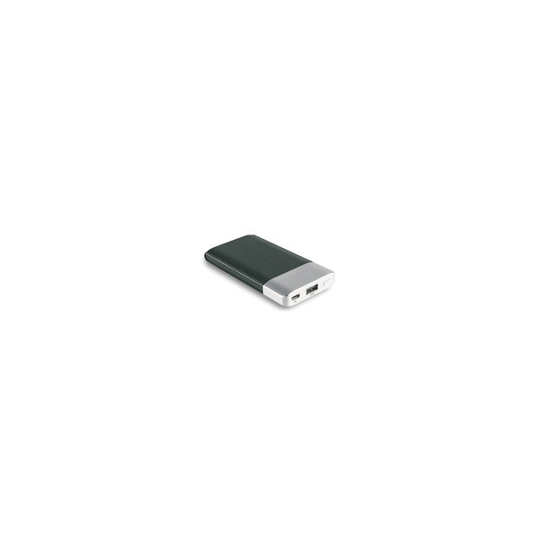 RealPower PB-4000 Fashion - 4000 mAh - Lithium Polymer (LiPo) - Schwarz - Silber