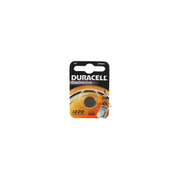 Duracell Batterie Knopfzelle CR1220/DL1220 Li 35 mAh 3V