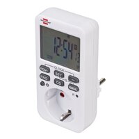 Brennenstuhl 1506320 - Wochentimer - Weiß - Digital - LCD - Tasten - 24 h