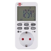 Brennenstuhl 1506320 - Wochentimer - Weiß - Digital - LCD - Tasten - 24 h