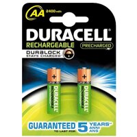 Duracell 056978 - Wiederaufladbarer Akku - 2 Stück(e) - 2400 mAh - AA