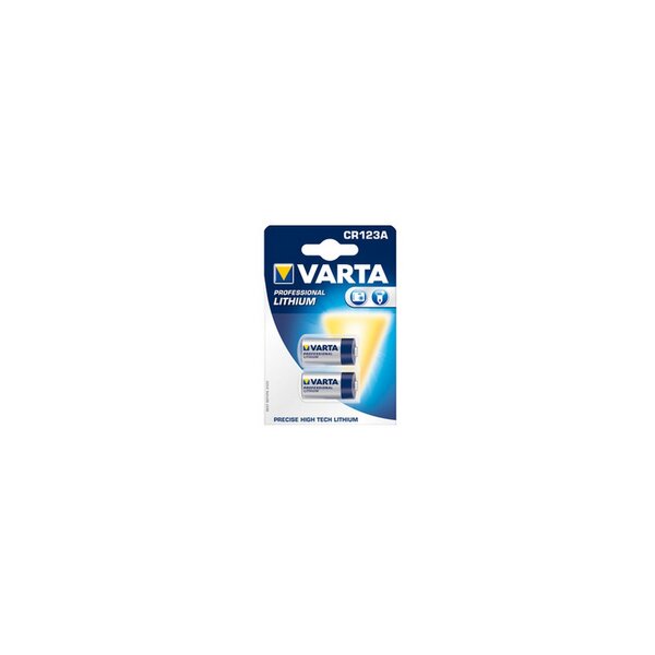 Varta CR123A - Einwegbatterie - Lithium - 3 V - 2 Stück(e) - 1600 mAh - Silber