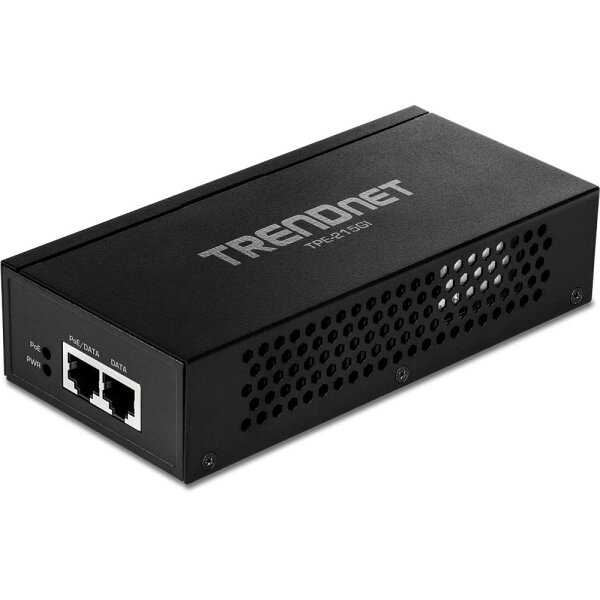 TRENDnet TPE-215GI - 2.5 Gigabit Ethernet - 2500 Mbit/s - IEEE 802.3 - IEEE 802.3ab - IEEE 802.3af - IEEE 802.3at - IEEE 802.3bz - IEEE 802.3u - Schwarz - 100 m - PoE - Leistung