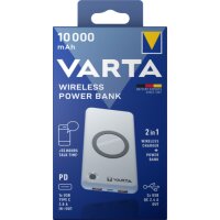Varta 57913 - 10000 mAh - Lithium Polymer (LiPo) - Quick Charge 3.0 - Kabelloses Aufladen - 3,7 V - 18 W