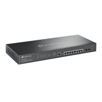 TP-LINK PoE+ Switch 8 x 2.5G+ 2 10G SG3210XHP-M2 - Switch...