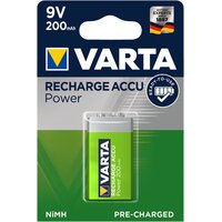 Varta Photo Accu POWER - Akku 9V-Block 200 mAh 9 V