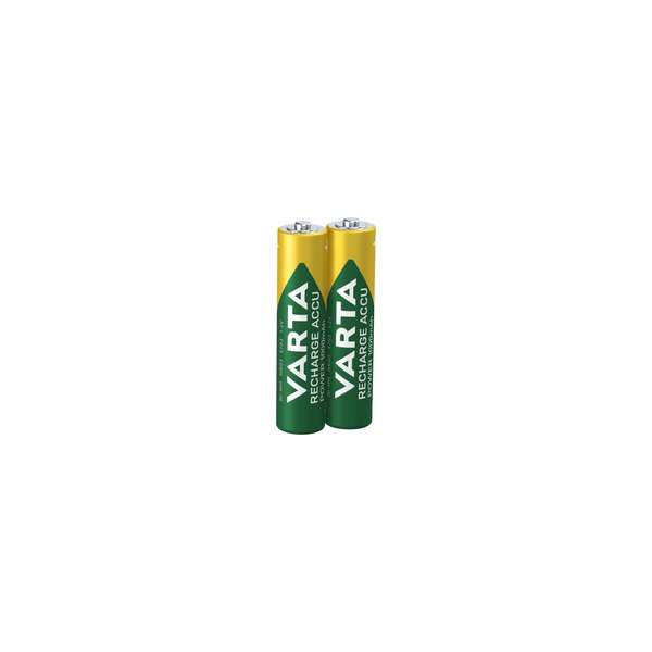 Varta 1x2 Professional NiMH 1000 mAh AAA - Wiederaufladbarer Akku - Nickel-Metallhydrid (NiMH) - 1,2 V - 1000 mAh - Silber - 13 g