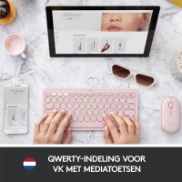 Logitech K380 Multi-Device - Mini - Bluetooth - QWERTY -...