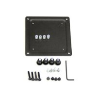 Ergotron 75 mm to 100 mm Conversion Plate Kit - Stahl - Schwarz