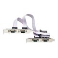 StarTech.com 4-Port Serielle PCIe Karte - Quad-Port PCI Express zu RS232/RS422/RS485 DB9 Serielle Karte - Standard/Niedrigrofil Halterungen - 16C1050 UART - Windows/Linux - TAA-Konform - Level-4 ESD-Schutz - PCIe - Seriell - RS-232/422/485 - Schwarz - Akt