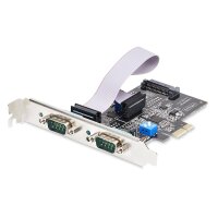 StarTech.com 2-Port Serielle PCIe Karte - Quad-Port PCI...