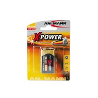 Ansmann 9V-Block - Einwegbatterie - Alkali - 9 V - 1 Stück(e) - Schwarz - 17,5 mm