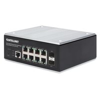 Intellinet 8-Port Gigabit Ethernet PoE+ Web-Managed Industrie-Switch mit 2 SFP-Ports IEEE 802 - 1 Gbps - 8-Port