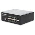 Intellinet Gb PoE+ Web-Managed Industrie-Switch 2xSFP - Switch - 1 Gbps