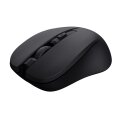Trust Mydo - Beidhändig - Optisch - RF Wireless - 1800 DPI - Schwarz