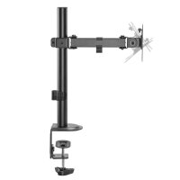 Equip 17"-32" Bewegliche Monitor/LCD-Tischhalterung - Klemme - 9 kg - 43,2 cm (17 Zoll) - 81,3 cm (32 Zoll) - 100 x 100 mm - Schwarz