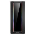 Sharkoon ELITE SHARK CA200G - Midi Tower - PC - Schwarz - ATX - EATX - micro ATX - Mini-ITX - SSI CEB - SSI EEB - Blau - Grün - Rot - 16,5 cm
