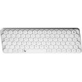 KeySonic KSK-5020BT-S DE Wireless Mini Aluminium sil/w - Tastatur - QWERTZ