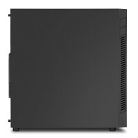 Sharkoon S25-V - Midi Tower - PC - Schwarz - ATX - micro ATX - Mini-ITX - Metall - 16,7 cm