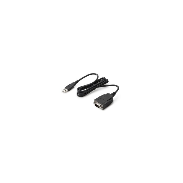 HP Adapter - USB zu seriell - Schwarz - USB Typ-A - DB-9 - Männlich - Männlich - Business