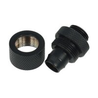 Alphacool 17078 - Schwarz - Anpassung - Messing - 1/4 Zoll - 20 mm - 23 mm