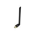 Conceptronic ABBY17B USB-Bluetooth 5.3-Adapter mit externer Antenne und hoher Reichweite - Eingebaut - Kabellos - USB - Bluetooth - 3 Mbit/s - Schwarz