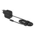 Conceptronic OZUL04BE 67W GaN USB-PD-Ladegerät - Eingebautes USB-C-Kabel - Drinnen - AC - 21 V - 1,8 m - Schwarz