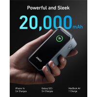 Anker Innovations Prime 20 Power Bank 200W Black - Akku - 20.000 mAh