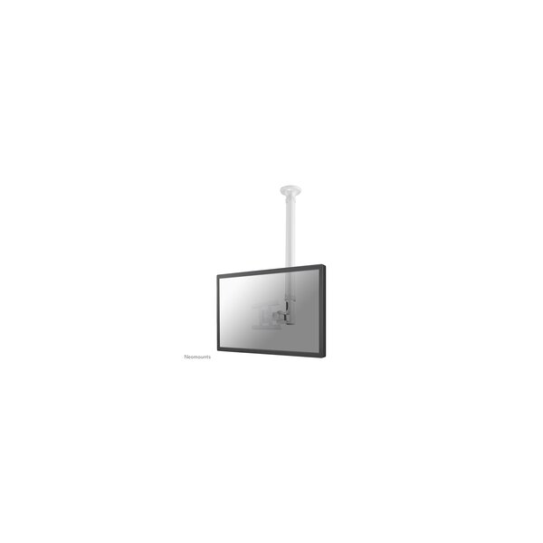 Neomounts FPMA-C100WHITE Monitor-/TV-Deckenhalterung 10-30" - H 79-129 cm - 12 kg - 25,4 cm (10") - 76,2 cm (30") - 75 x 75 mm - 200 x 100 mm - 790 - 1290 mm