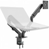 Vision VFM-DAD/4 - Durchgeschraubt - 7 kg - 5,08 cm (2") - 68,6 cm (27") - 100 x 100 mm - Schwarz