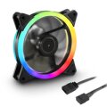 Sharkoon Shark Blades PWM - Ventilator - 12 cm - 400 RPM - 1400 RPM - 94,8 m³/h - Schwarz