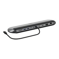 Belkin INC014BTSGY - Kabelgebunden - USB 3.2 Gen 2 (3.1 Gen 2) Type-C - 100 W - 3,5 mm - 2500 Mbit/s - Schwarz - Grau