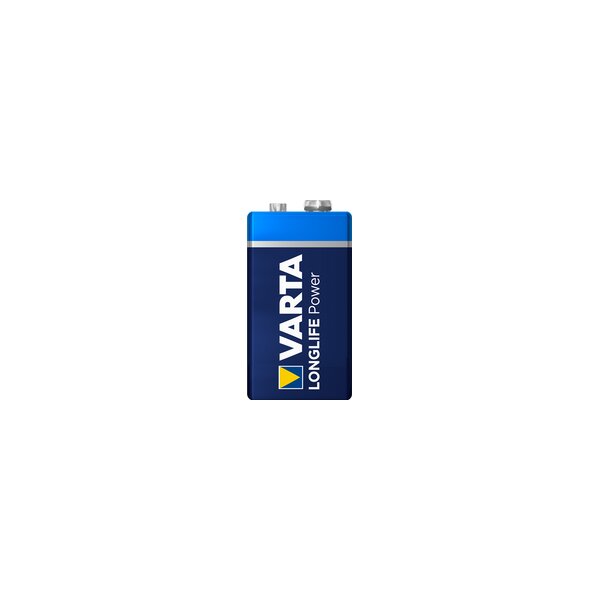 Varta 4922121412 - Einwegbatterie - Zink-Mangan-Dioxid (Zn/MnO2) - 9 V - 2 Stück(e) - Mehrfarbig - 48,5 mm