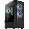 AEROCOOL ADVANCED TECHNOLOGIES Aerocool Quantum Mesh - Midi Tower - PC - Schwarz - ATX - micro ATX - Mini-ITX - Acrylnitril-Butadien-Styrol (ABS) - SPCC - Stahl - Gaming