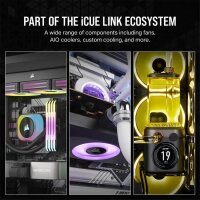 Corsair Lüfter 140*140*25 RX140 iCUE Link Dual Kit - Gehäuse-Lüfter - 36 dB
