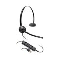 Poly EncorePro 545 USB-A Konvertierer-Headset - Kabelgebunden - Anrufe/Musik - 32 g - Kopfhörer - Schwarz